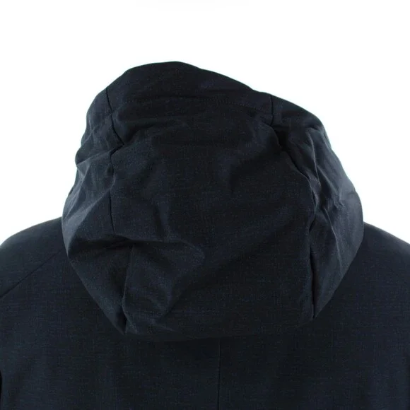 Cardinal of Canada NWT Polyester Hooded Jacket Size Small US In Blue Melange